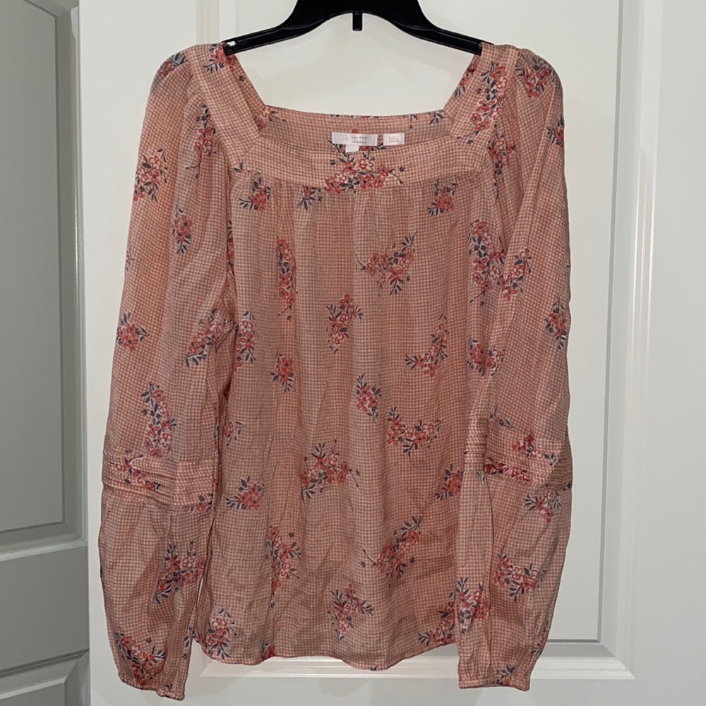 NWOT Lauren Conrad size XL orange blouse